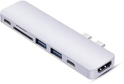 Artek 113 7 in 2 USBC Thunderbolt 3.0 for MacBook Pro 2016-2021 & MacBook Air 2018-2021,M1 USB Hub