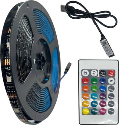 Rasta 5 METER USB Powered TV Behind Lighting LED Strip Android Controlled TV Backlight RB LED Neon Accent Lights Strips Bluetooth, Bluetooth
