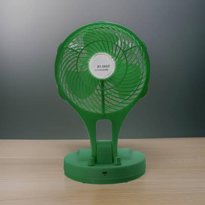 GUGGU Mini Ac Cooler Rechargeable Wave Fan Portable (USB Fan) With LED Light_KRB292 Trendy Rechargeable Fan Light Weight Mini Fan_AA292 USB Fan