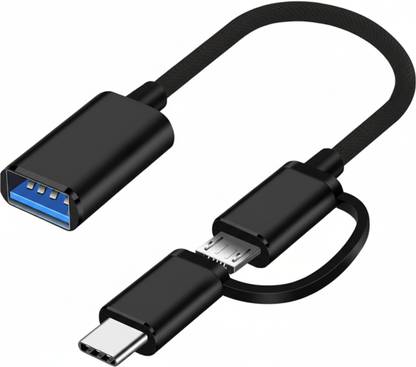 DELOX OTG Adapter: Connect USB Flash Drives Usb 3.0 2 in 1 OTG adopter type C and Micro USB Hub
