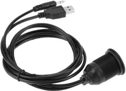 Calandis 2M Motor Car Panel Extension Cable USB 2.0 3.5mm M / F Extension Cable 6.6FT 2M Motor Car Panel Extension Cable USB 2.0 3.5mm M / F Extension Cable 6.6FT USB Hub