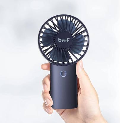 Brrf Mini Thunder Handheld (upto 18 hours running) USB Rechargeable 4000 mAh Battery Operated Portable, Desk , Carry it Anywhere USB Fan
