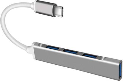 Flipkart SmartBuy Type C to USB HUB, 4 Port USB HUB for Laptop, Desktop or Mobile , 5Gbps Data Transfer, 1*USB 3.0 port + 3 * USB 2.0 Port USB Hub