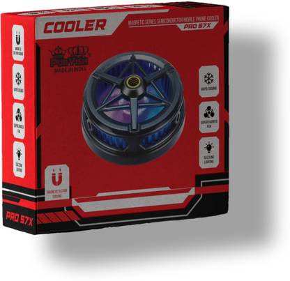 purvish All Smartphones Magnetic Plate Mobile Radiator, USB Mobile Cooling Fan, Mobile Fan with Radiator All in one Cooler