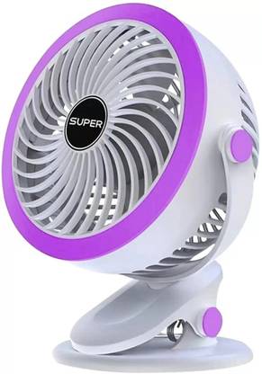 Tazomi 4000mAh Rechargeable Clip Desk Fan,Portable Table Fan,Cooling Fan,Quiet Personal Mini Portable Battery Operated USB Fan