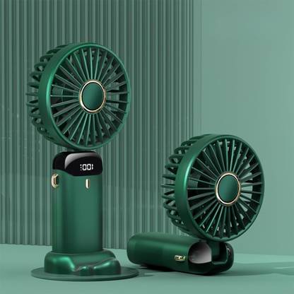 BSVR Display Fan Hand 5 Speed with Foldable 90° & Easy Portability Rechargeable_BS425 Portable Display Fan Hand 5 Speeds_BS425 USB Fan