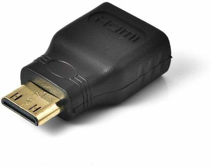 Lapster Mini HDMI Male to HDMI Female Adapter Converter Plug Wired USB Lan Adapter compatible with Windows