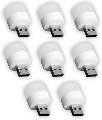 VCR USB LED Bulb Mini Light - Pack of 07 Small LED Light Ideal for Indoor and Outdoor Use, 1W, LED USB Power Source Led Light