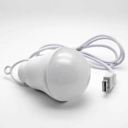 Yleef USB Wired Bulb for emergency Led Light 5W Mini Portable (90% Energy saving Led Light