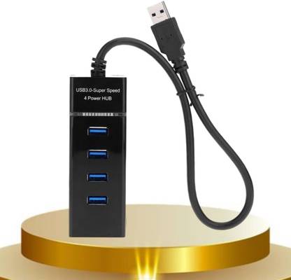 Clairbell 4 in 1 USB Hub Multi Adapter with 5000 MBPS Fast Data Transfer for pc/LaptopC327 4 in 1 USB Hub Multi Adapter with 5000 MBPS Fast Data Transfer for pc/LaptopC327 USB Hub