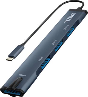 Tizum USB Hub USB Extension Hub, 4-in-1 Portable Multiport Adapter/Connector USB Hub
