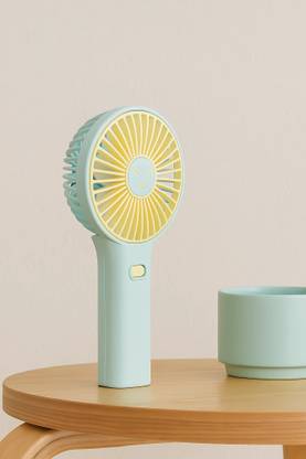 WOYR Premium Quality 3 Speed Rechargeable Portable Mini Fan with stand and cable Portable Mini Rechargeable Fan Rechargeable Fan