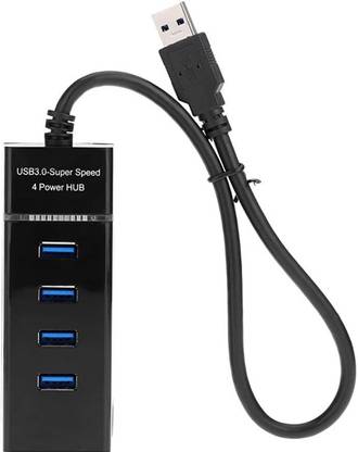 The Decor Shop 4 Port USB Hub with Hi-Speed Data Transfer LED Indication 4 Port USB Hub with Hi-Speed Data Transfer LED Indication USB Hub