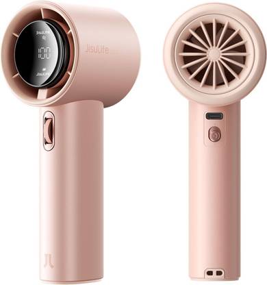 Optimistic JISULIFE Portable Handheld Fan,Speed(1-100) Adjustable Turbo Mini Fan, Personal Fan, Digital Display, Gifts for Travel/Camping/Outdoor Rechargeable Fan