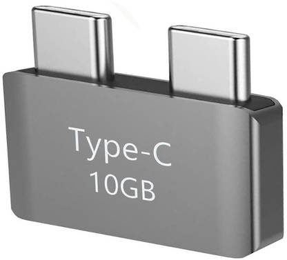 Verilux USB C Adapter for MacBook Dual TYPE C Male to Female Extension Adapter Type C Port, Support PD, 40Gbps Data Transfer, HD 5K Video Transfer Laptop Accessory