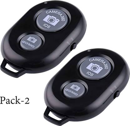 INDRAMANSHA Wireless Selfie Remote Pack-2 for iPhone/Android Camera Photos and Videos  Camera Remote Control
