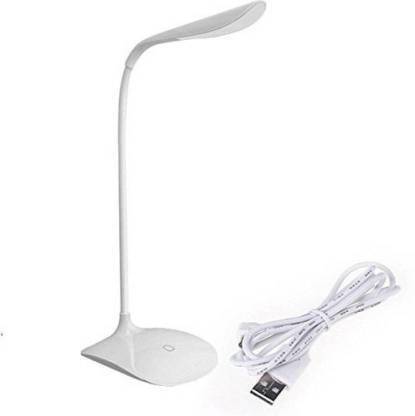 WRADER 360 Degree Flexible Study Table Lamp White Light Table Lamp with 3 Brightness Modes LED White LED Light for Study and Reading Books Led Light