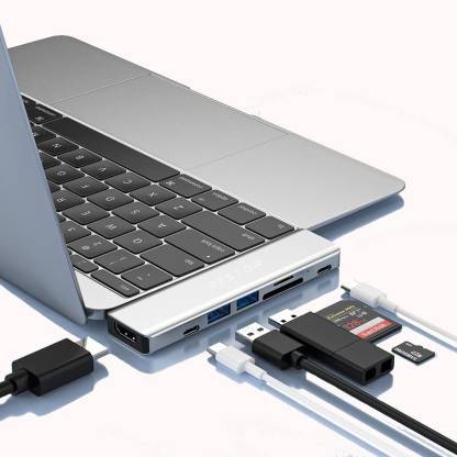 MARS 7 in 2 USB C Thunderbolt 3.0 Hub for MacBook Pro, MacBook Air, M1 Macbook 7 in 2 Hub-02 USB Hub