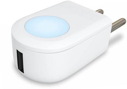 SURYAKUSH Night bulb 0.5W with USB Charge Warm White light New USB Plug Cube USB Cube Power Adapter for al android USB Charger