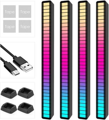 TECHGEAR 32 Bit Wireless Sound Activated RGB Light Led Light Strip 32 Bit Wireless Sound Activated RGB Light Led Light Strip Led Light