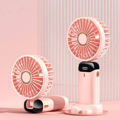 Tazomi 5 Adjustable Speeds Low Noise & Easy Portability Rechargeable ,Personal Fan Mini Portable Battery Operated USB Fan