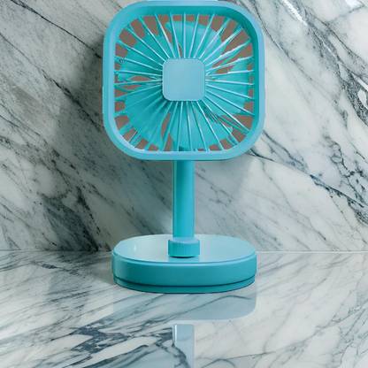 YAROH Mini Ac Cooler Rechargeable Flow Fan Portable (USB Fan) With LED Light_VVE5 Flow_Fan_1EVE5 USB Fan