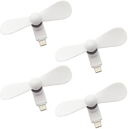 Bronbyte 4 Pack Cell Phone Fan Pocket Travel Fans for Type C Android Mobile Phones USB Type C Mini Fan Mobile Phone Cool Fan for Android Phone USB Fan