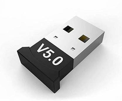 VOOCME USB Bluetooth Adapter for Pc Wireless 5.0 Bt Dongle Mini Audio Receiver Supports Pc Computer Windows Desktop Laptop to Connect Mouse Keyboard Printers USB Hub
