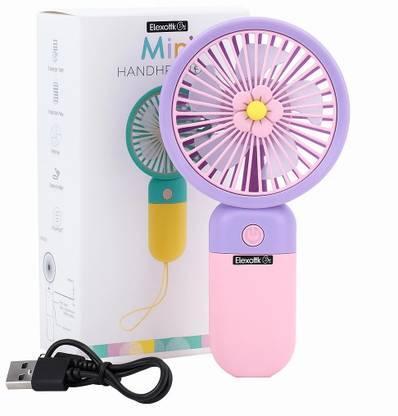 GN Wonders USB Mini Fan | Travel Friendly | Ideal for Outdoor & Indoor Use Portable Pocket Fan for Kids USB Fan