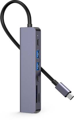 DIGITEK DUH 005 High Speed USB C Hub with 5 USB Ports MacBook/Windows compatibility USB Hub