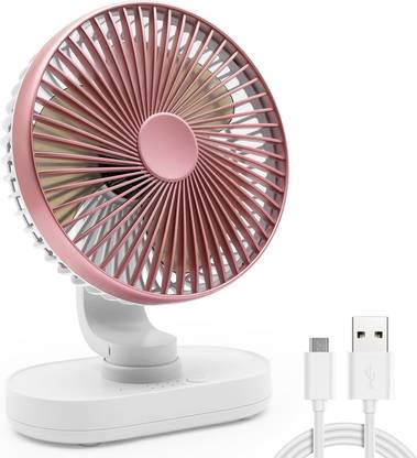 Litanika Portable Tabel Fan, Desk Fan, Swing Fan, Gaming Fan, Picnic Fan Rechargable USB Fan, USB Air Cooler