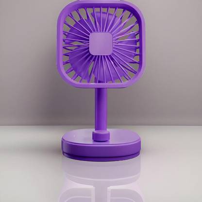 Clairbell Mini Ac Cooler Rechargeable Flow Fan Portable (USB Fan) With LED Light_JJJ392 Flow_Fan_4BJS392 USB Fan