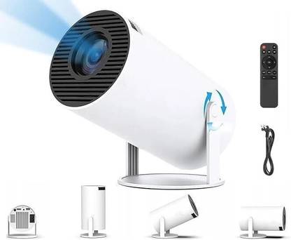 Cubonic 270° Rotatable Projector Android 11 WiFi Bluetooth,720p Native, 150" Max Display HY-300 HDMI Connector