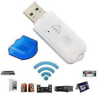 HexaGear V 4.0 Bluetooth Wireless Dongle USB Receiver Adapter for All Bluetooth Device Easily Supported like Computer Laptop Tablets USB Adapter (White Color) USB Wireless Bluetooth
