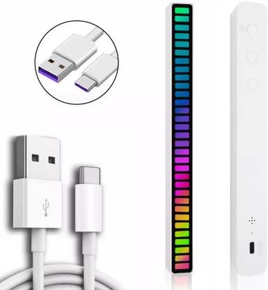 RHONNIUM Rhythm Lights Car Music Level Lamps Dynamic Display Pickup Strip Light Rhythm Lights Car Music Level Lamps Dynamic Display Pickup Strip Light-X28 Led Light