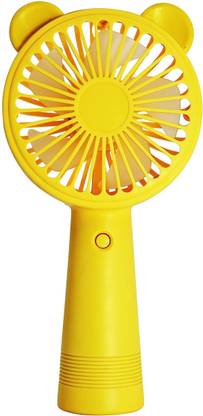 BeFunky Handheld USB Rechargeable Fan Portable USB Fan Mini Hand Fan 3 Speeds, 4 Hours. Bear Ear Design USB Fan
