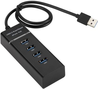 RECTITUDE HUB 3.0 Portable Mini Hub - for Desktop, Tablet, PC, Laptop, Pendrive, Mouse, Keyboards, Camera, USB Hub
