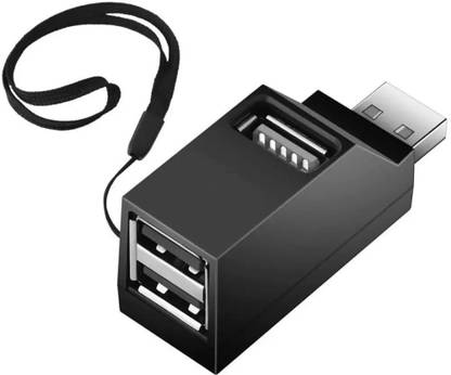 SCALEBEE 3 Port USB Hub High Speed Splitter Plug & High Speed Play ,Data USB Hub Transfer Splitter Box Adapter Expansion for PC Notebook Laptop Computer Linux Windows USB Hub