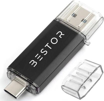 Bestor 2-in-1 USB OTG Card Reader Type-C & USB-A Supports Micro SD Card Compatible with Android, PC, Laptop, DSLR Card Reader