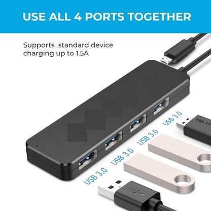 TERABYTE Type C USB Hub 4-Port High Speed Portable Data Compatible for USB Any Device TB 5110 Type C USB Hub
