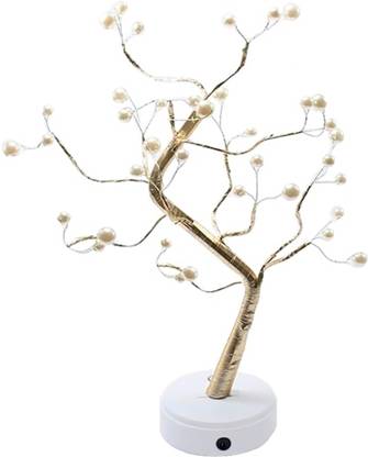 Elevea Tabletop Tree Light with 108 LED Copper Wire String Lights, DIY Artificial Tree Flash