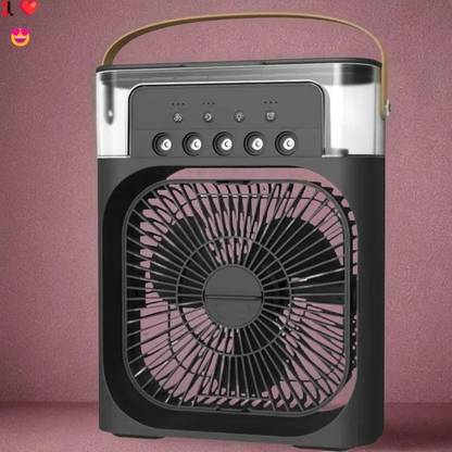 3BAAN X65 Mist Cooler Fan for Room Cooling Fan Portable Ac for Home X65 Mist Cooler Fan for Room Cooling Fan Portable Ac for Home USB Air Cooler