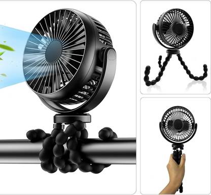 Sampri Table Fan You Can Also use Directly Fan Power Bank[ DC] Desk Fan 4000mAh USB- Table Fan You Can Also use Directly Fan Power Bank[ DC] Desk Fan 4000mAh USB- Laptop Accessory, Rechargeable Fan, USB Air Cooler, USB Air Freshener, USB Air Purifier