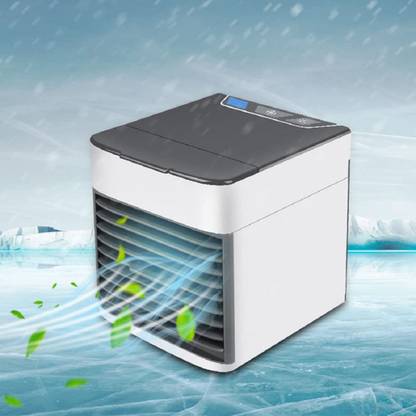 CELLCIUM USB Personal Mini Portable Air Conditioner, Mini Cooler Arctic Ultra Air Cooler 3 Fan Speeds Colorful LED Light Desktop Table Cooling Fan USB Air Cooler