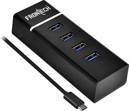 Frontech NC-0013 Type-C 4 in 1 USB 3.0 Hub for Laptop, Mobile, Tablet Plug & Play Type-C 4 in 1 USB 3.0 Hub for Laptop, Mobile, Tablet Plug & Play USB Hub