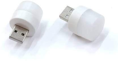 ERHIndia USB Bulb (2 Pcs) USB Plug Lamp Mini Night Light Computer Mobile Power Charging Small Led Light
