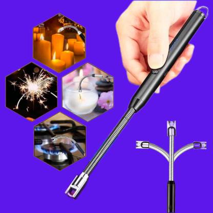 AirSoft Modern Windproof Rechargeable USB Electric Multi-Function Arc Lighter Plasma Rechargealbe Sustainable BD - A USB BBQ Lighter - 1 Cigarette Lighter