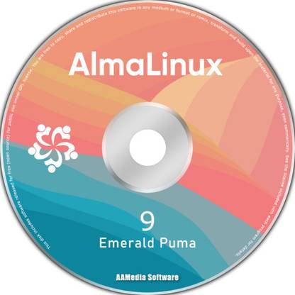 TekyMeky AlmaLinux 9 Desktop 64bit Live Bootable CD DVD Linux Operating System