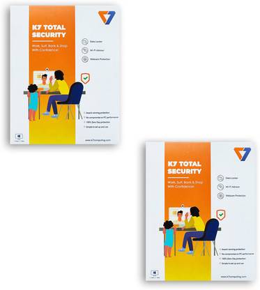 k7 computing K7 Total Security 2 Users 1 Year