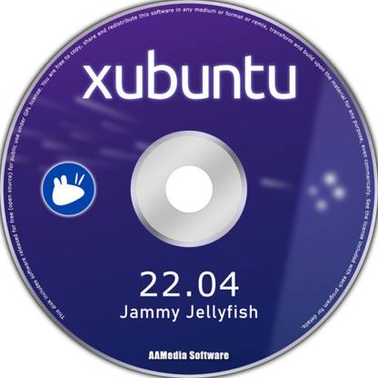 TekyMeky Xubuntu 22.04 LTS Desktop 64bit Live Bootable DVD Rom Linux Operating System